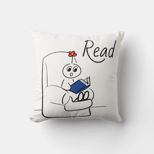 Lisez et dormez coussin (Recto)