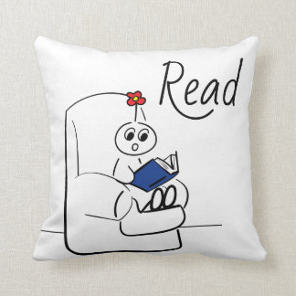 Lisez et dormez coussin