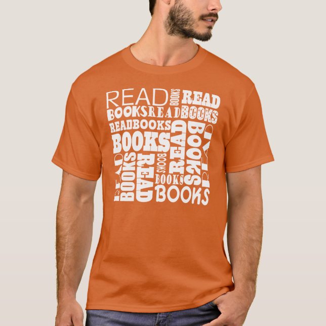 Lisez le T-shirt des hommes de club de lecture de (Devant)
