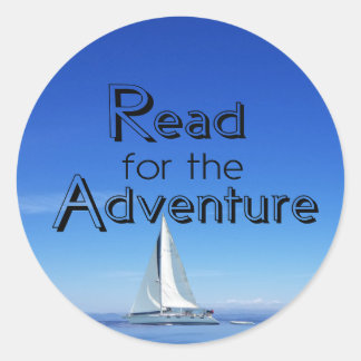 Lisez pour Adventure Sailboat & Ocean Sticker