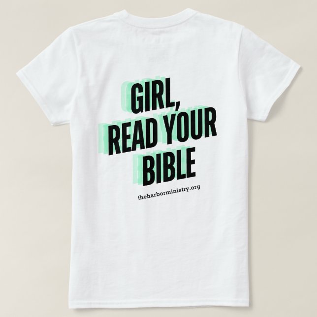 Lisez votre T-shirt biblique (Design dos)