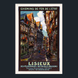 Lisieux France Poster vintage 1930<br><div class="desc">Affiche de voyage vintage de Lisieux en France. Lisieux, ses pèlerinages, ses vieilles maisons. Oeuvre créée en 1913. Poster publié en 1930. Veuillez noter que nos affiches sont des reproductions de haute qualité basées sur des scans professionnels, très haute résolution des originaux. Notre processus de retouche manuelle n'implique pas l'utilisation...</div>