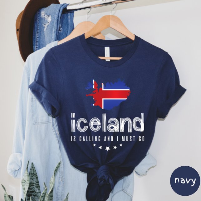 L'Islande Appelle Et Je Dois Aller T-shirt (Créateur téléchargé)