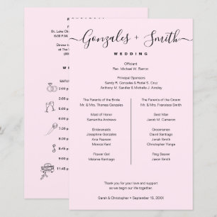 Liste chronologique du Mariage de la fête de la ma