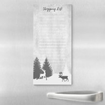 Liste d'achats de Noël Winterscape