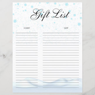 Liste de cadeaux de Noël Suivi des cadeaux