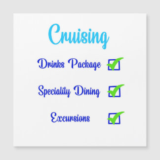 Liste de chèques vacances de croisière