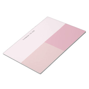 Liste de choses à faire en couleur rose bloc-notes