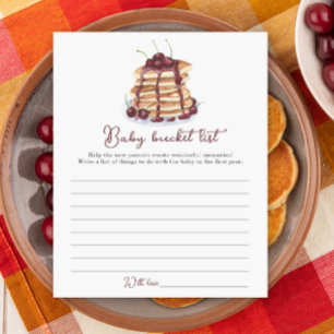 Liste de choses à faire pour une baby shower panca