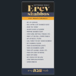 Liste de contrôle Shabbos Erev Rappel magnétique<br><div class="desc">Notre Erev Shabbos Checklist Magnetic Reminder est une façon élégante et classe de s'assurer que tout se fait avec beaucoup de temps à perdre sur Erev Shabbos! C'est un ajout formidable à un manos de Mishloach à thème Shabbos. Nous n'allumons jamais de bougies de shabbos avant de tomber sur cette...</div>
