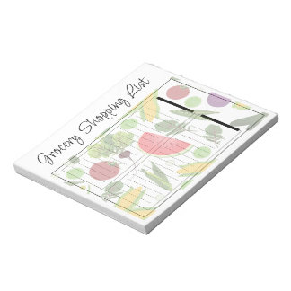 Liste de courses épicerie tendance Bloc-notes Nouv