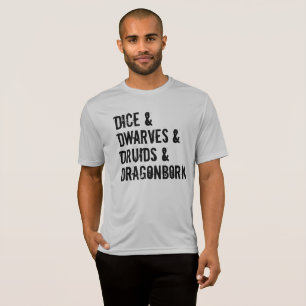 Liste de mots inspirés Dungeons Dragons T-Shirt Ho