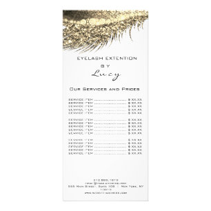 Liste de prix blanc Lashes Extension Parties scint