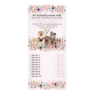 Liste de prix de la gardienne de chiens et de la t
