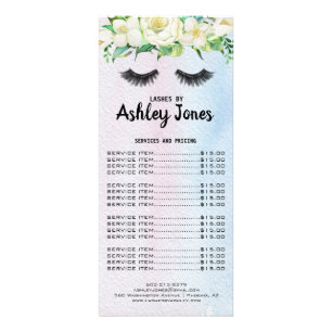 Liste de prix de la marque Extensions de cils