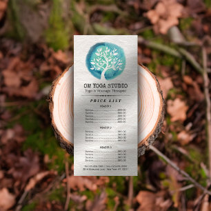 Liste de prix de l'instructeur YOGA Elégant Aquare