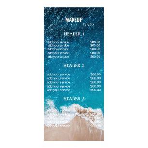 Liste de prix de maquilleur pour plage océanique t