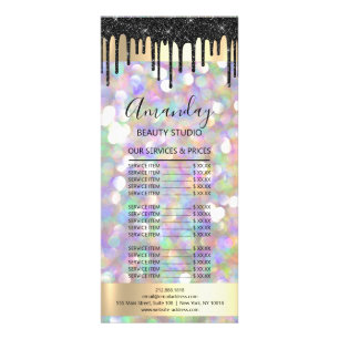 Liste de prix Holographie de maquillage de cheveux