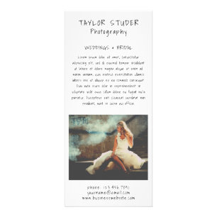 Liste de prix minimaliste de la photographie noire