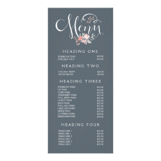 Liste de Styliste du Salon Liste de Prix Menu
