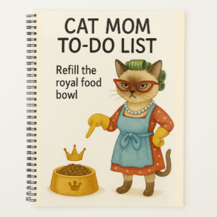 Liste de tâches pour maman de chat 