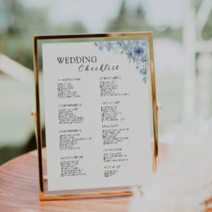 Liste de vérification du Mariage bleu 12 mois