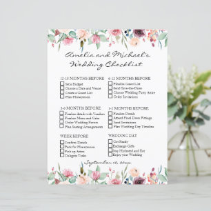 Liste de vérification du Mariage de la Rose de cou