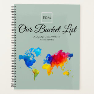Liste des jeunes mariés BUCKET World Travel Map Th