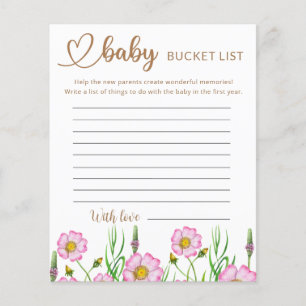 Liste des seaux de baby showers de fleurs pour béb