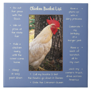 Liste des seaux de poulet de carreaux de trivet