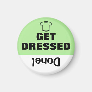 Liste des tâches pour enfants Rappel Magnet habill