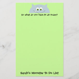 Liste Monster à faire