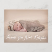 LISTE PERSONNALISÉE | Carte postale Merci