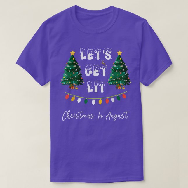 Lit Noël en août T-shirt Copie (Design devant)