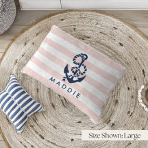 Ancre de bande rose marine personnalisée