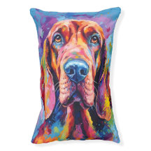 Bloodhound coloré