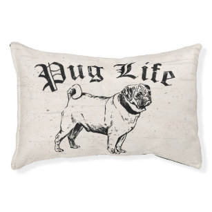 Lit Pour Animaux Carlin Life Funny Chien Gangster