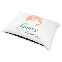 Joyeuses Pâques – Lapin & Œuf Décor Floral