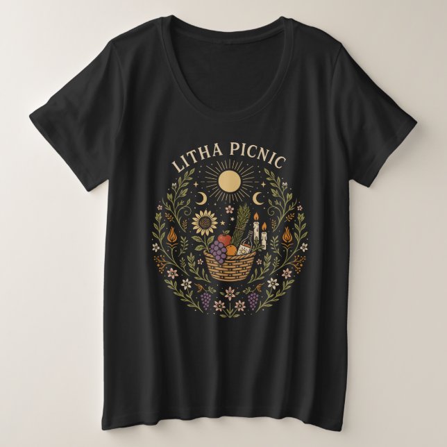 Litha Pique-nique Solstice d'été Art Céleste (Design devant)