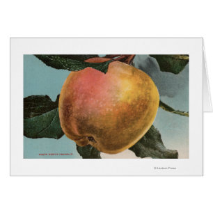 Lithographie de Chromo de fruit de l'hiver blanc