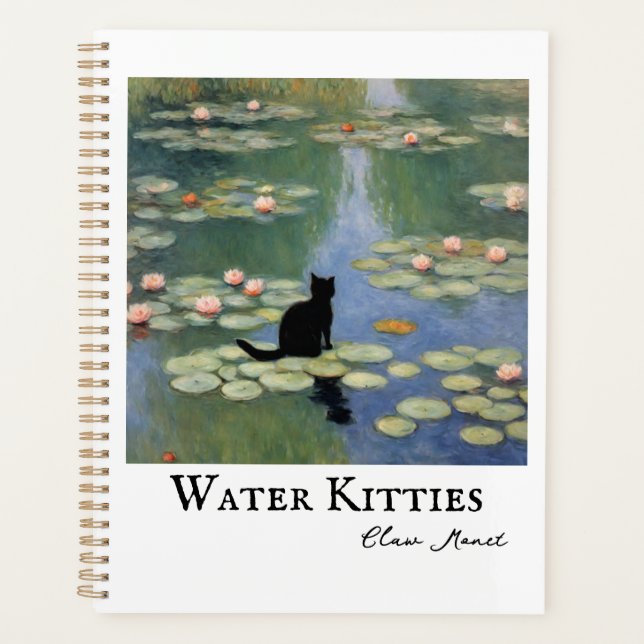 Lits d'eau Monet Claw Pond de chat (Devant)