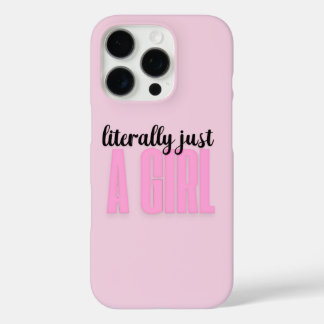 littéralement juste une fille - étui pour iphone 1