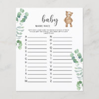 Little bear Baby jeu de course de nom