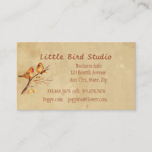 Little Bird Studio Carte de visite personnalisé