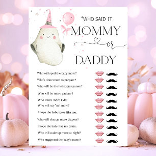 Little Boo est presque dû jeux de Baby shower