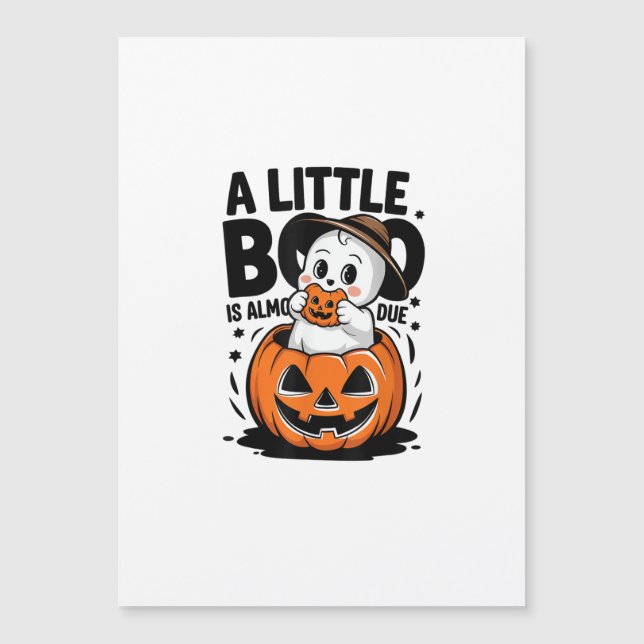 Little Boo Est Presque Prête Mignonne Grossesse Ha (Devant)