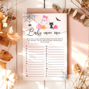 Little Boo Halloween douche bébé nom de race jeu