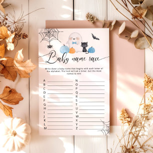 Little Boo Halloween douche bébé nom de race jeu