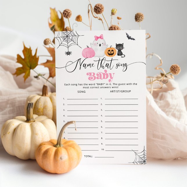 Little Boo Nom de la chanson jeu de baby shower (Créateur téléchargé)