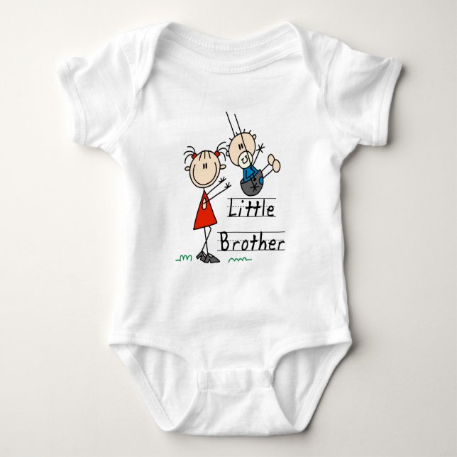 Little Brother avec Big Sister Tshirts (Devant)